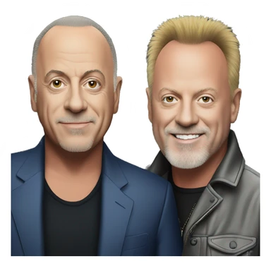 billy joel and sting sticker