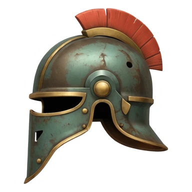 Old roman helmet sticker