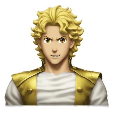 dio from jojos bizarre adventure sticker