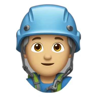 Super belay man sticker