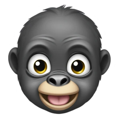 Baby gorilla sticker