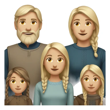nordic family sticker