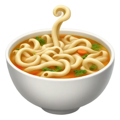 noodle soup running on a tredmile sticker
