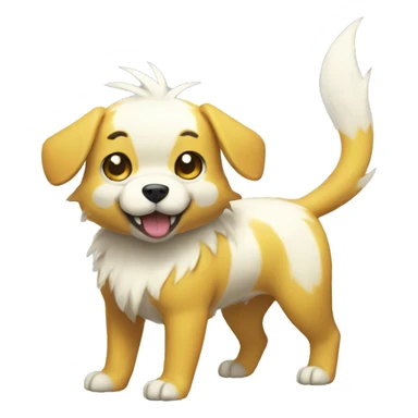 Electric Dog Pokémon sticker