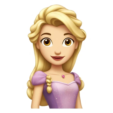 Bella princesa disney sticker