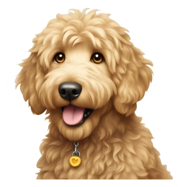 Golden doodle sticker