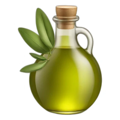 olive oil with crown sticker