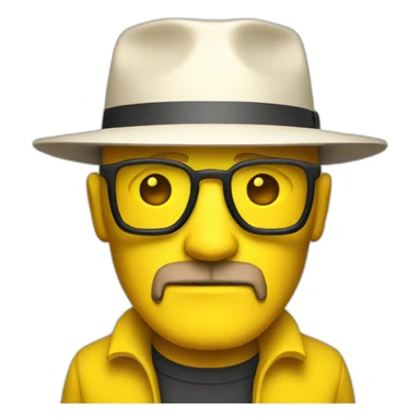 heisenberg in the yellow  sticker