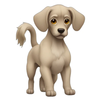 Perra flaca de patas largas  sticker