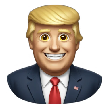 happyhappy-donald-trump sticker