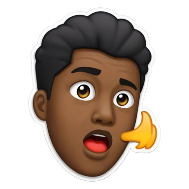 Sticker that says shut up nigga sticker