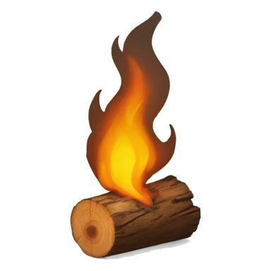Burn Wood  sticker