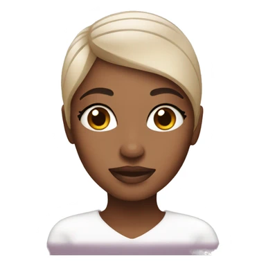 Woman with skincare  sticker