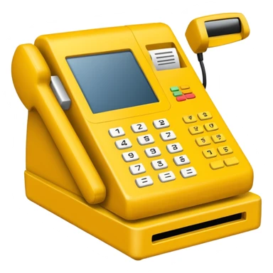 yellow pos terminal sticker