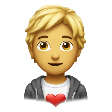 Thinking of you heart sticker