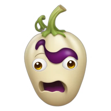 Blonde mange aubergine sticker
