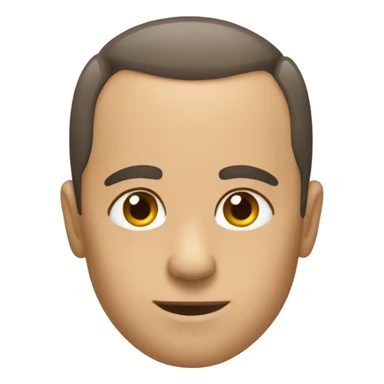 Receding hairline sticker