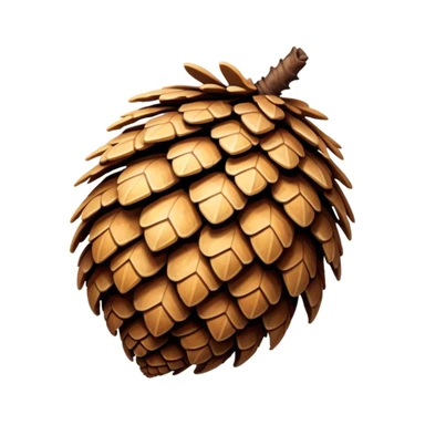 Buff Pinecone sticker