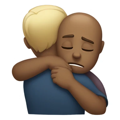 sad hug sticker