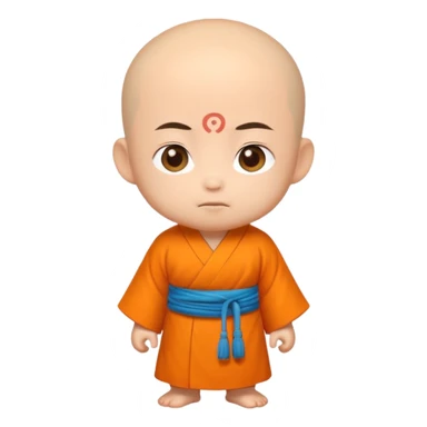 Tang Monk chibi animation style sticker