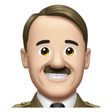 Adolf Hitler on Only Connect with Victoria Coren-Mitchell laughing sticker