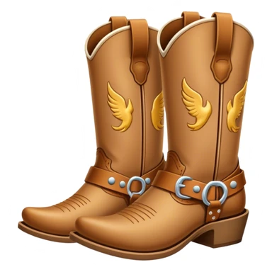 Cowgirl boots on a beachtow  sticker