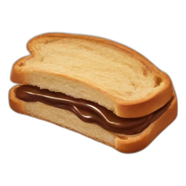 Ein nutella brot sticker