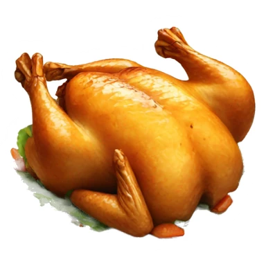 roasted chicken sticker