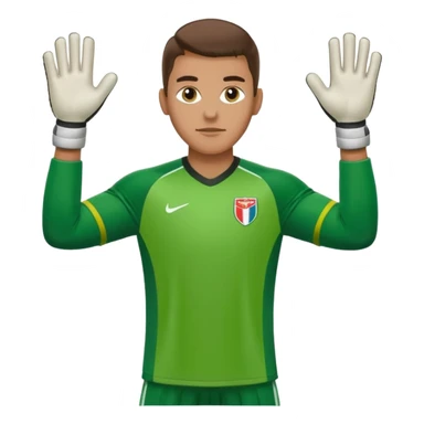 Goalkeeper football sticker