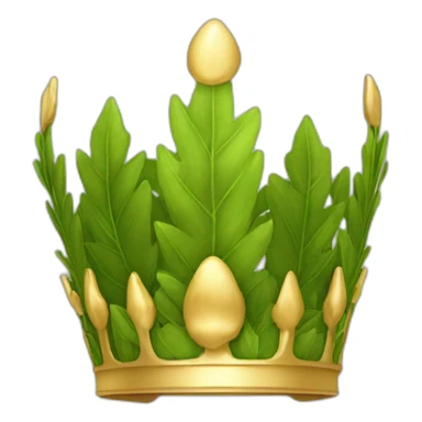 laurel crown sticker