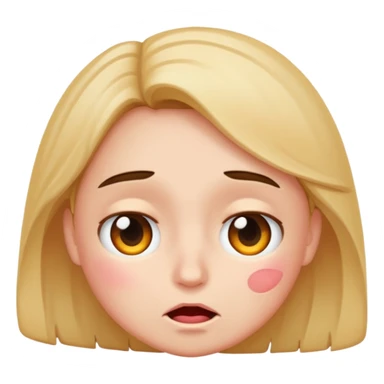 flustered 😏 face emoji sticker