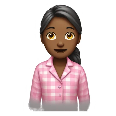 girl with pink pyjamas sticker