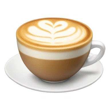 Coffee latte sticker