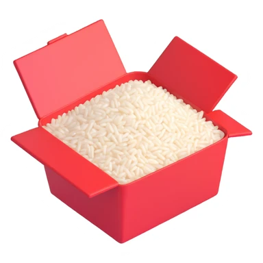 box of rice sticker