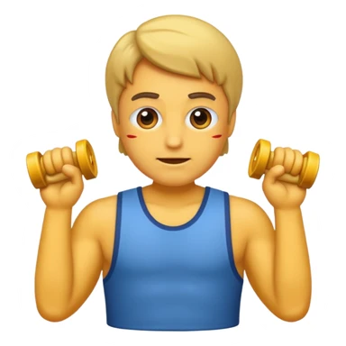 Costas musculosas sticker