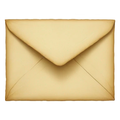 Vintage envelope sticker