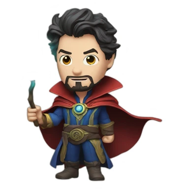 Doctor Strange casting a spell sticker