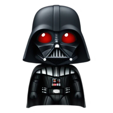 Darth Vader with red eyes sticker