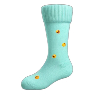 Socks with smell sticker
