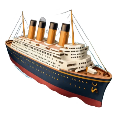 Titanic sinking sticker