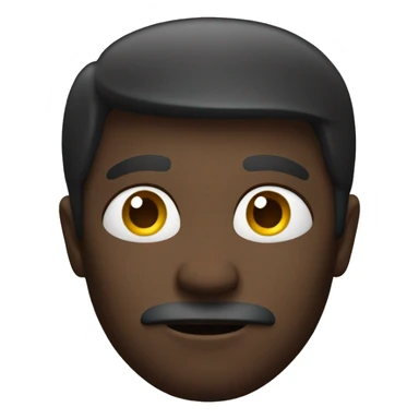 classic emoji that touches forhead with two fingers sticker