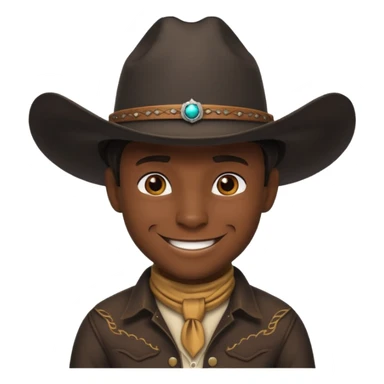 i want a black dragon with cowboy hat and smirk smile sticker