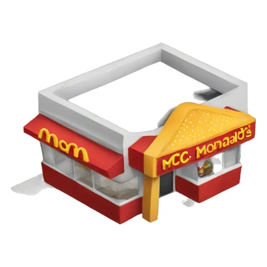 mc donalds restaurant sticker