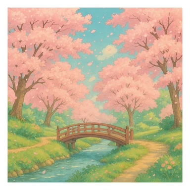 sakura cherry blossom sticker