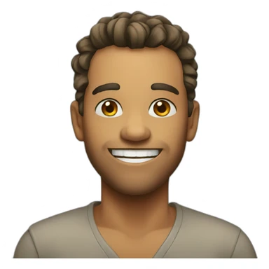 Naughty smile sticker