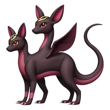 Salazzle-Umbreon-Fakémon-hybrid-creature (full body)  sticker