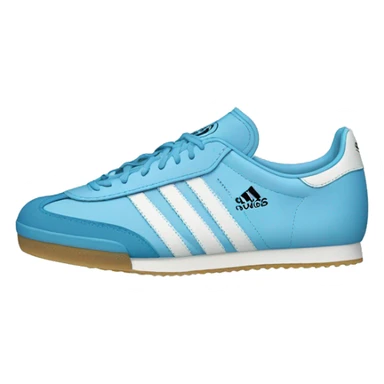 light blue adidas sambas sticker