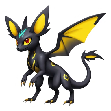 Salandit-Noivern-Umbreon-Hybrid (Full body) sticker