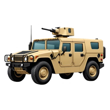 Humvee (HMMWV) (sand colour) sticker