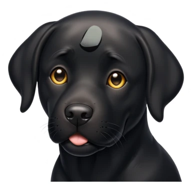 Black Labrador  sticker